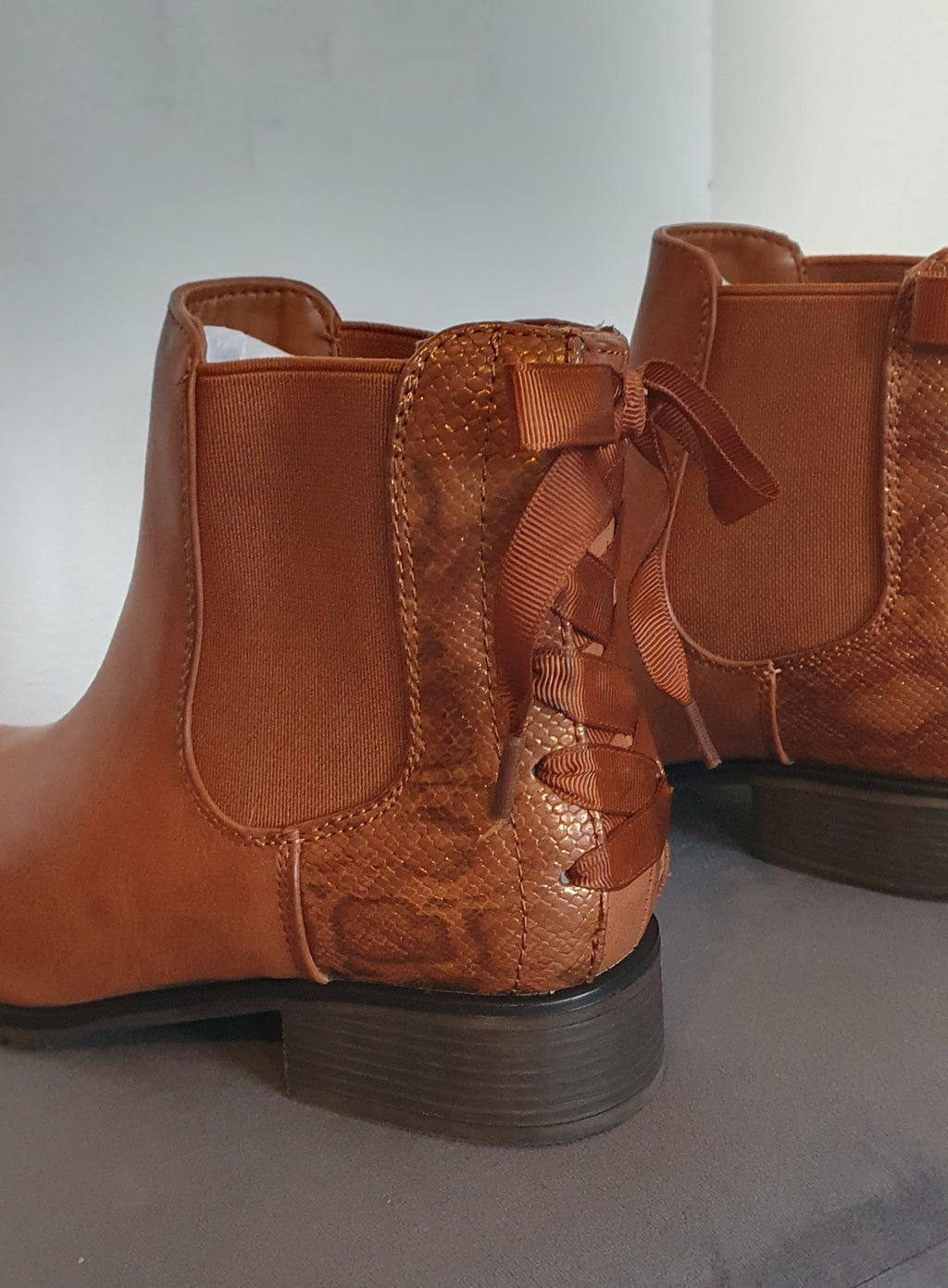 Bottines camel
