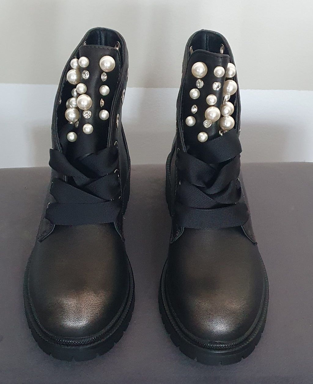 Bottines perles