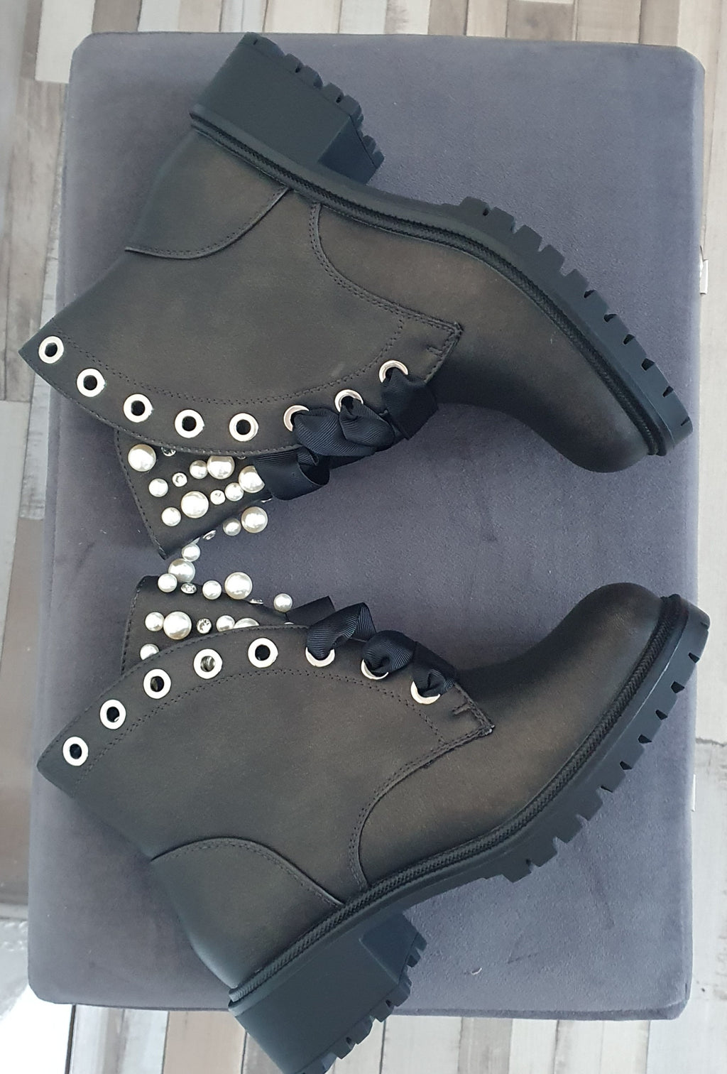 Bottines perles