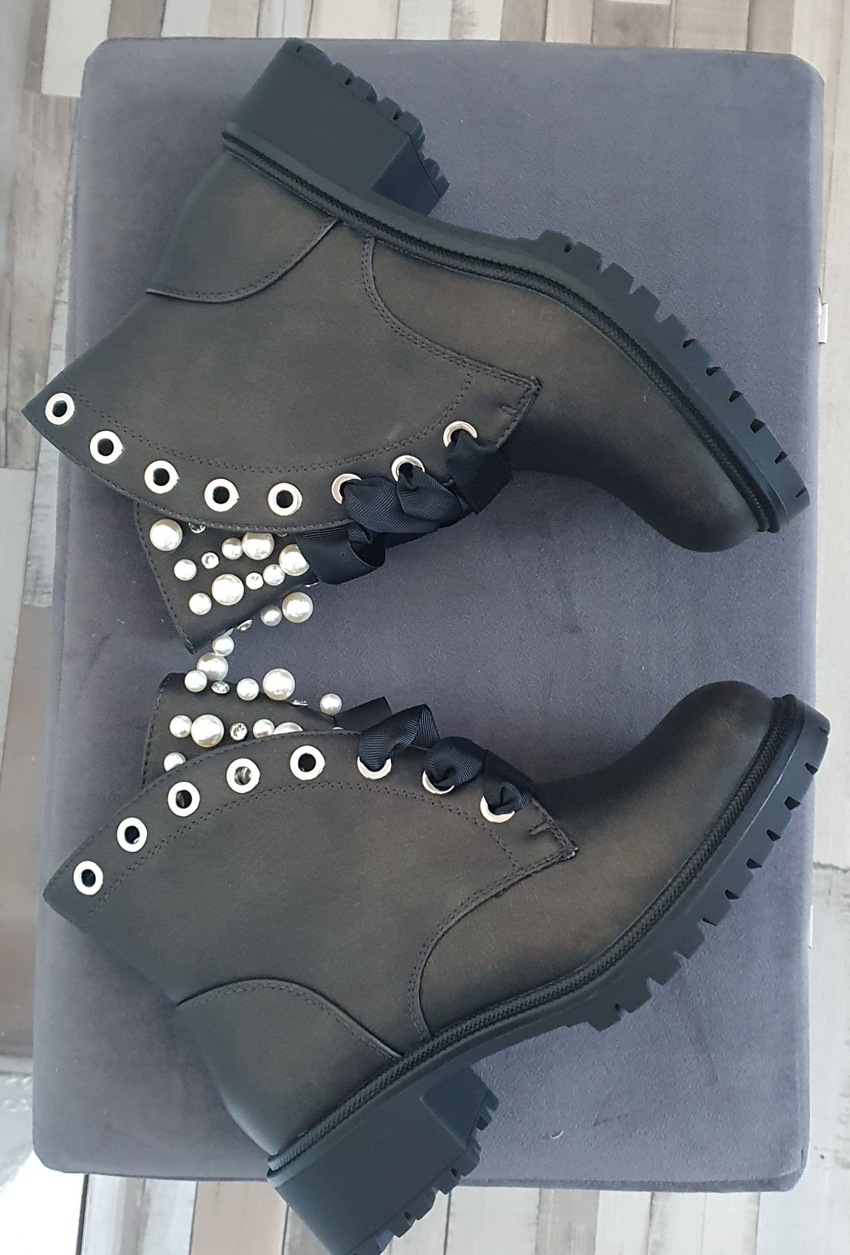 Bottines perles