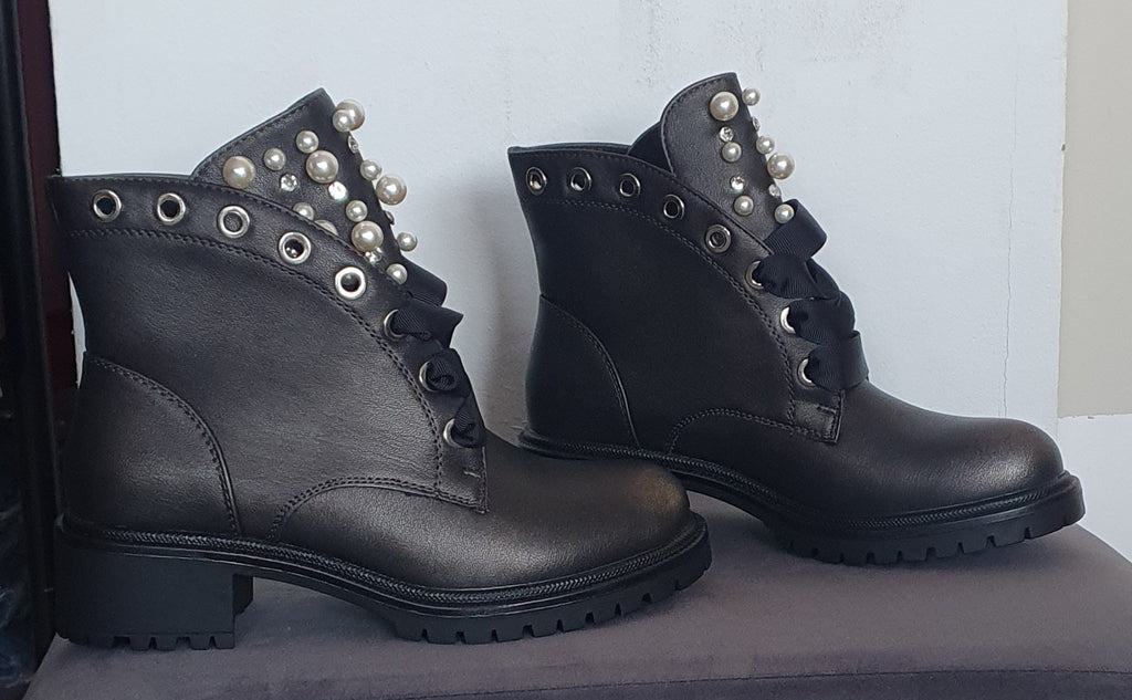 Bottines perles