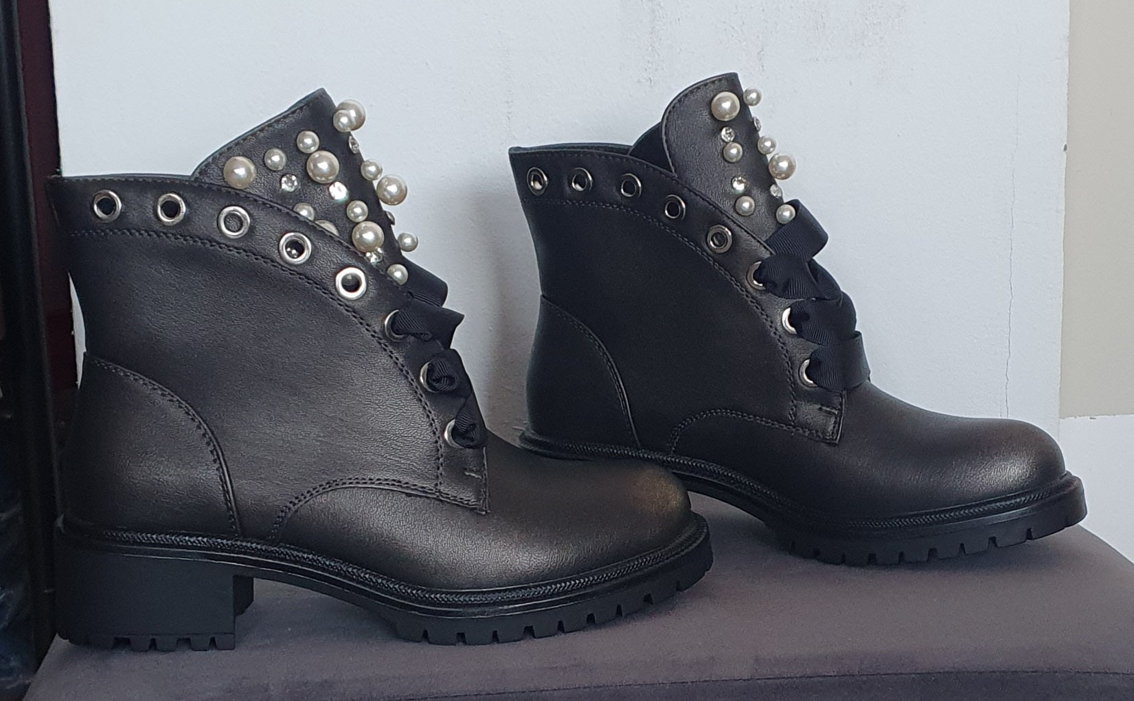 Bottines perles
