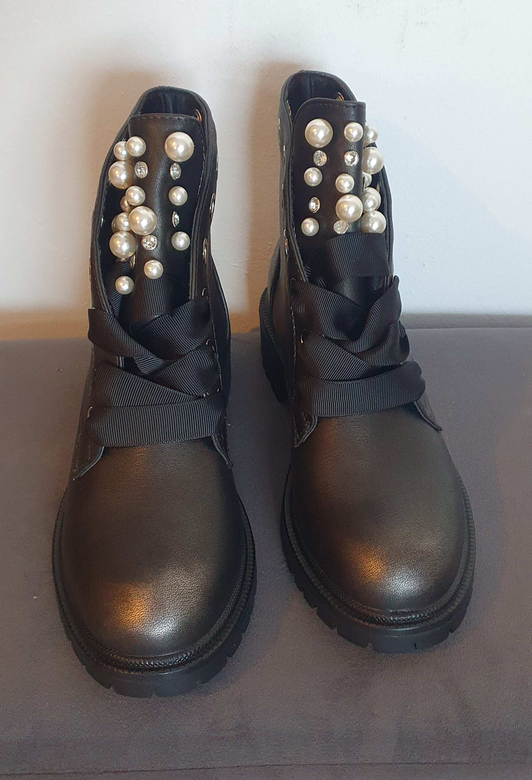 Bottines perles