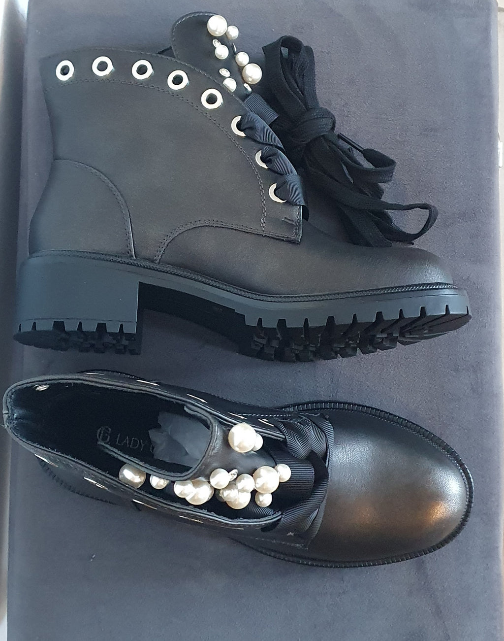 Bottines perles