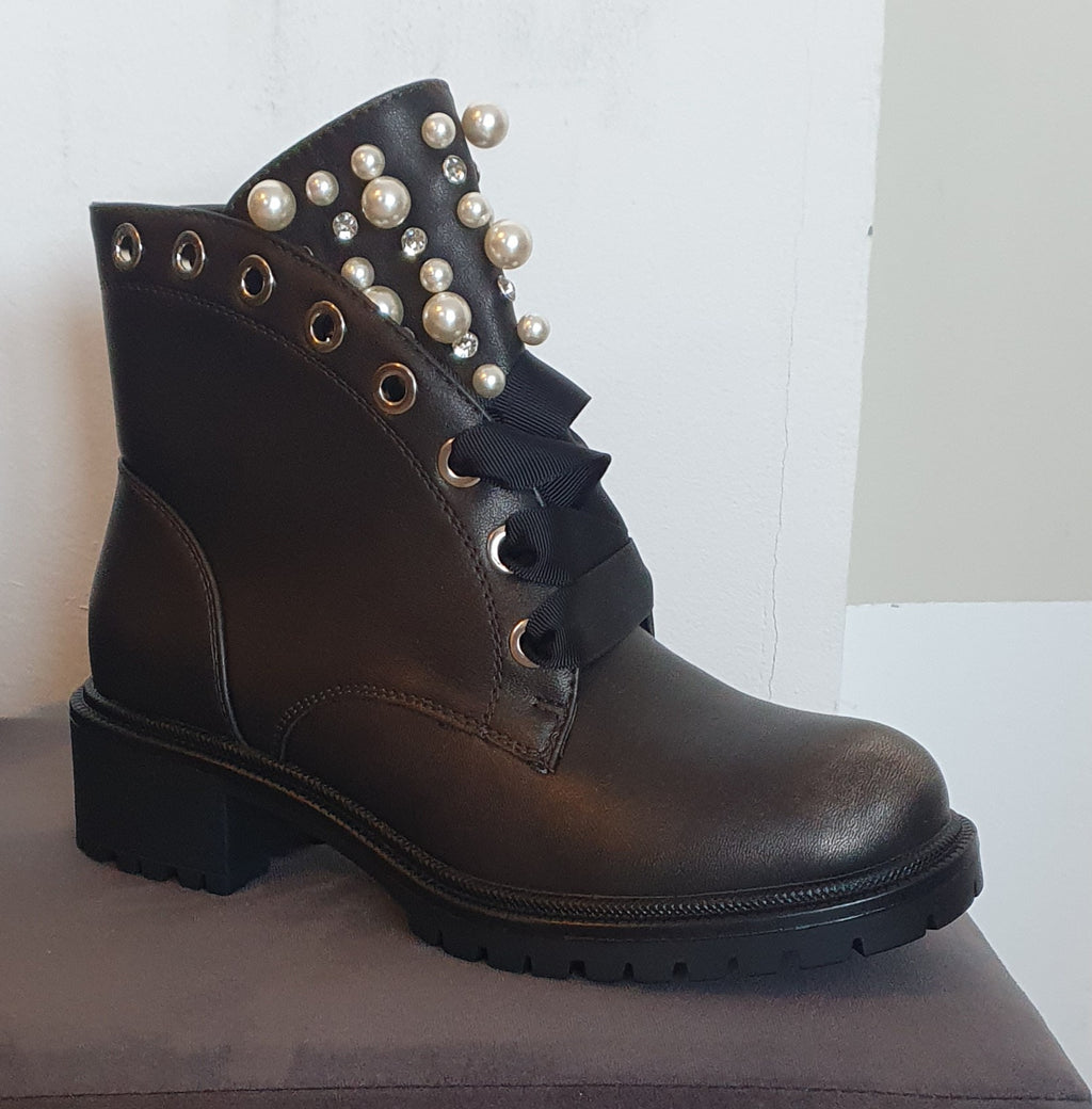 Bottines perles