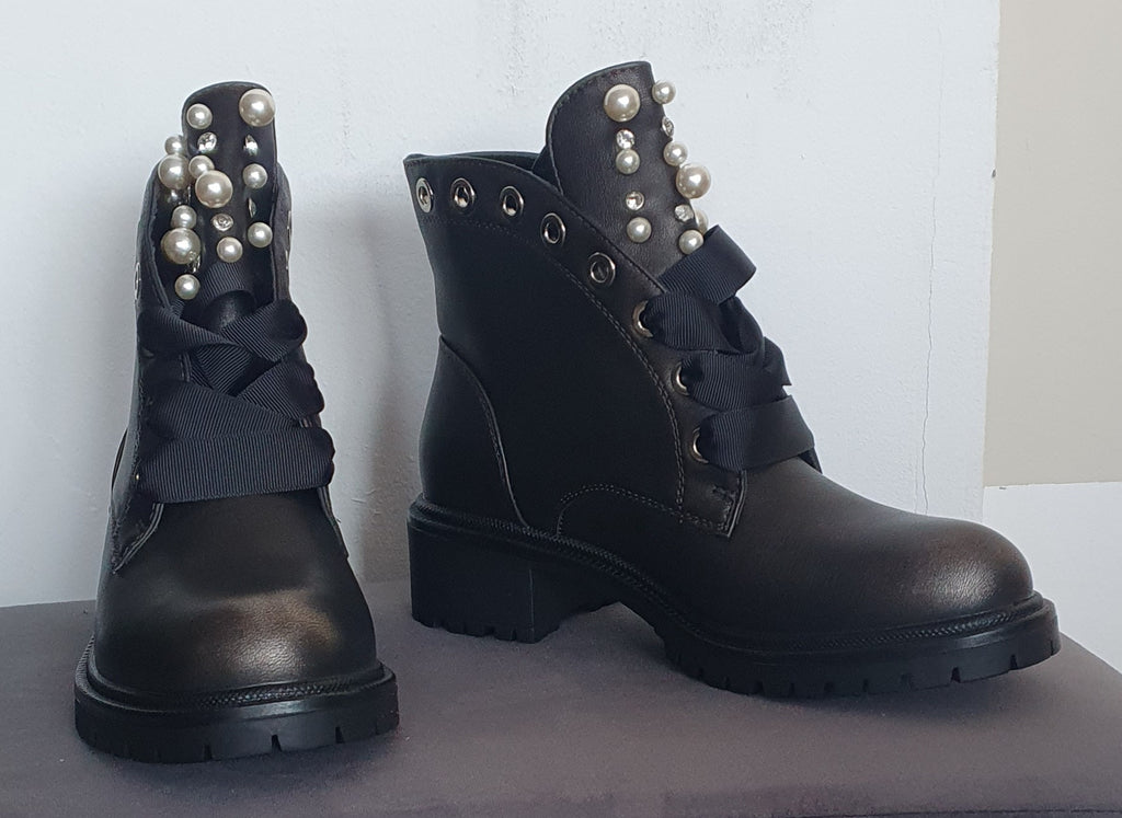 Bottines perles