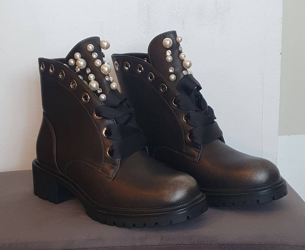 Bottines perles